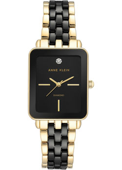 fashion наручные  женские часы Anne Klein 3668BKGB. Коллекция Diamond