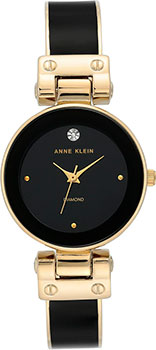 fashion наручные  женские часы Anne Klein 3832BKGB. Коллекция Diamond
