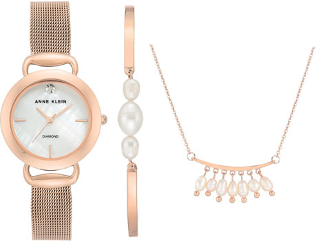 fashion наручные  женские часы Anne Klein 3840RGST. Коллекция Box Set