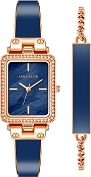 fashion наручные  женские часы Anne Klein 3898NVST. Коллекция Box Set