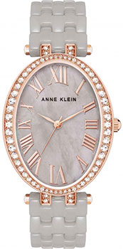 fashion наручные  женские часы Anne Klein 3900RGTP. Коллекция Ceramic