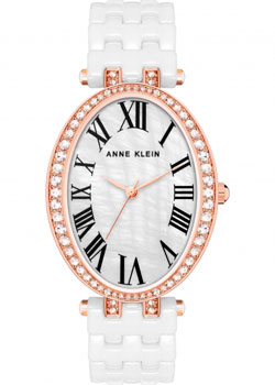 fashion наручные  женские часы Anne Klein 3900RGWT. Коллекция Ceramic