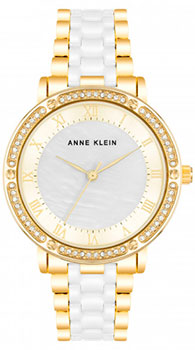 fashion наручные  женские часы Anne Klein 3994WTGB. Коллекция Ceramic