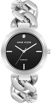 fashion наручные  женские часы Anne Klein 4001BKSV. Коллекция Diamond