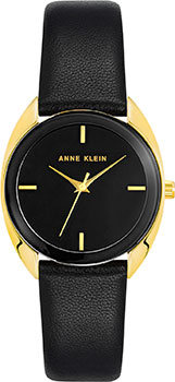 fashion наручные  женские часы Anne Klein 4030BKBK. Коллекция Leather