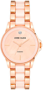fashion наручные  женские часы Anne Klein 4118BHRG. Коллекция Diamond