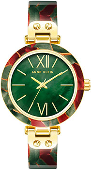fashion наручные  женские часы Anne Klein 9652GMGN. Коллекция Plastic