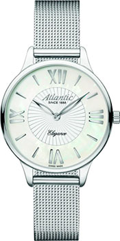 Швейцарские наручные  женские часы Atlantic 29038.41.08МВ. Коллекция Elegance