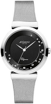 Швейцарские наручные  женские часы Atlantic 29039.41.69МВ. Коллекция Elegance