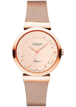 Швейцарские наручные  женские часы Atlantic 29039.44.79MB. Коллекция Elegance