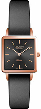 Швейцарские наручные  женские часы Atlantic 29041.44.61L. Коллекция Elegance