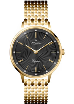 Швейцарские наручные  женские часы Atlantic 29042.45.61. Коллекция Elegance
