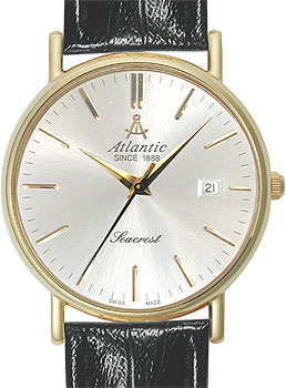 Швейцарские наручные  мужские часы Atlantic 50341.45.21. Коллекция Seacrest