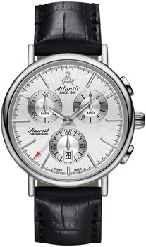 Швейцарские наручные  мужские часы Atlantic 50441.41.21. Коллекция Seacrest