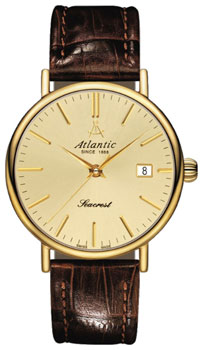 Швейцарские наручные  мужские часы Atlantic 50751.45.31. Коллекция Seacrest
