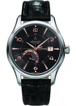 Швейцарские наручные  мужские часы Atlantic 52755.41.65R. Коллекция Worldmaster