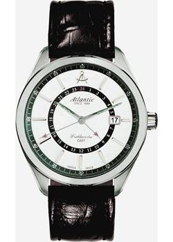 Швейцарские наручные  мужские часы Atlantic 53752.41.21. Коллекция Worldmaster