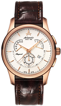 Швейцарские наручные  мужские часы Atlantic 56450.44.21. Коллекция Seaport