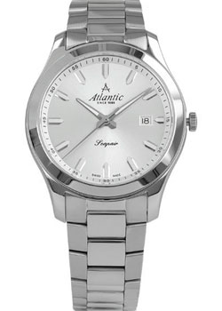 Швейцарские наручные  мужские часы Atlantic 60335.41.29. Коллекция Seapair