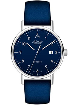 Швейцарские наручные  мужские часы Atlantic 60352.41.55. Коллекция Seabase
