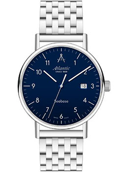 Швейцарские наручные  мужские часы Atlantic 60357.41.55. Коллекция Seabase