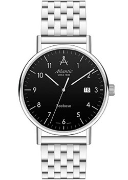 Швейцарские наручные  мужские часы Atlantic 60357.41.65. Коллекция Seabase