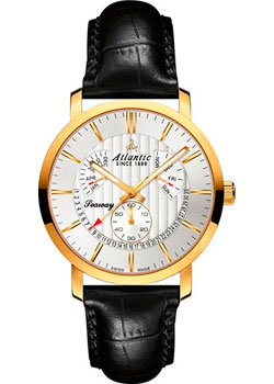 Швейцарские наручные  мужские часы Atlantic 63560.45.21. Коллекция Seaway