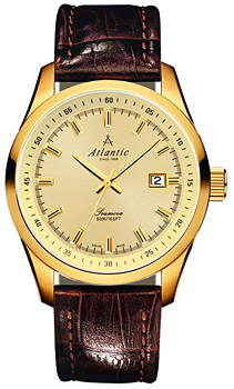 Швейцарские наручные  мужские часы Atlantic 65351.45.31. Коллекция Seamove