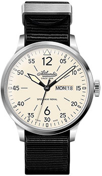 Швейцарские наручные  мужские часы Atlantic 68351.41.95NY. Коллекция Speedway Royal