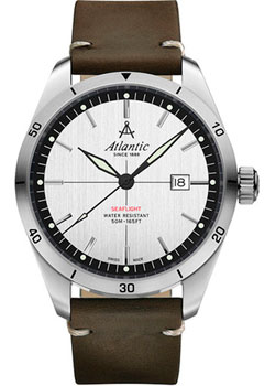 Швейцарские наручные  мужские часы Atlantic 70351.41.21. Коллекция Seaflight