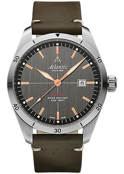 Швейцарские наручные  мужские часы Atlantic 70351.41.41R. Коллекция Seaflight