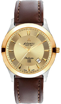 Швейцарские наручные  мужские часы Atlantic 71360.43.31. Коллекция Seahunter 100