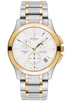 Швейцарские наручные  мужские часы Atlantic 71465.43.21G. Коллекция Seahunter