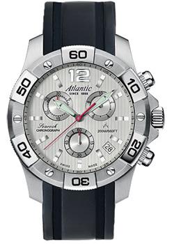 Швейцарские наручные  мужские часы Atlantic 87471.41.25S. Коллекция Searock