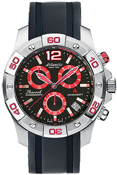 Швейцарские наручные  мужские часы Atlantic 87471.42.65R. Коллекция Searock