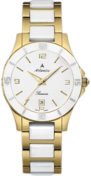 Швейцарские наручные  женские часы Atlantic 92345.55.15. Коллекция Searamic