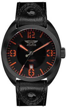 Швейцарские наручные  мужские часы Aviator R.3.08.5.022.4. Коллекция Propeller