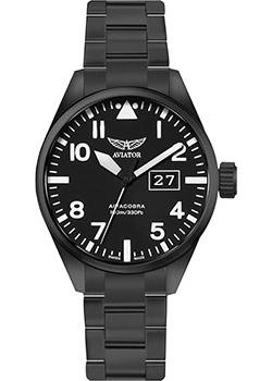 Швейцарские наручные  мужские часы Aviator V.1.22.5.148.5. Коллекция Airacobra P42