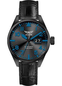 Швейцарские наручные  мужские часы Aviator V.1.22.5.188.4. Коллекция Airacobra P42