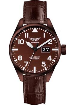 Швейцарские наручные  мужские часы Aviator V.1.22.8.151.4. Коллекция Airacobra P42