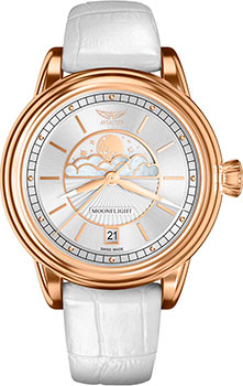 Швейцарские наручные  женские часы Aviator V.1.33.2.251.4. Коллекция Douglas MoonFlight