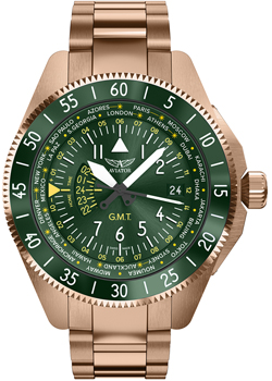 Швейцарские наручные  мужские часы Aviator V.1.37.2.309.5. Коллекция Airacobra