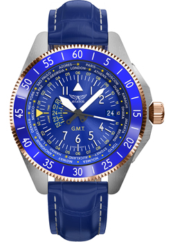 Швейцарские наручные  мужские часы Aviator V.1.37.3.308.4. Коллекция Airacobra