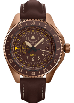 Швейцарские наручные  мужские часы Aviator V.1.37.8.306.4. Коллекция Airacobra
