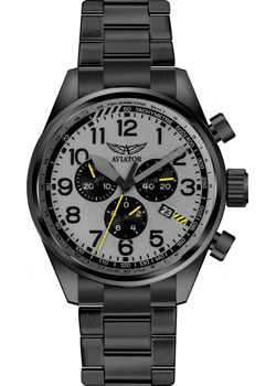 Швейцарские наручные  мужские часы Aviator V.2.25.5.174.5. Коллекция Airacobra P45 Chrono