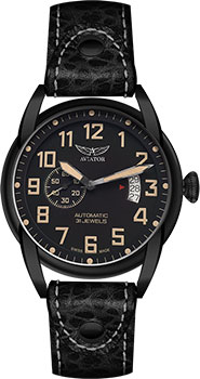 Швейцарские наручные  мужские часы Aviator V.3.18.5.162.4. Коллекция Bristol Scout