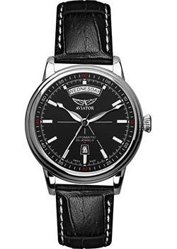 Швейцарские наручные  мужские часы Aviator V.3.20.0.142.4. Коллекция Douglas Day-Date