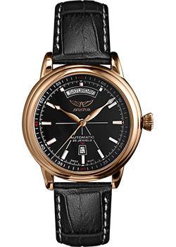 Швейцарские наручные  мужские часы Aviator V.3.20.2.146.4. Коллекция Douglas Day-Date