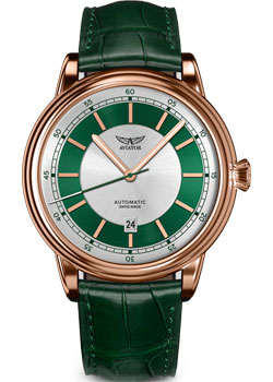 Швейцарские наручные  мужские часы Aviator V.3.32.2.271.4. Коллекция Douglas