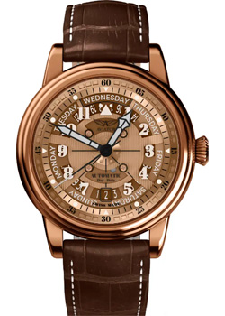 Швейцарские наручные  мужские часы Aviator V.3.36.8.290.4. Коллекция Douglas Day-Date
